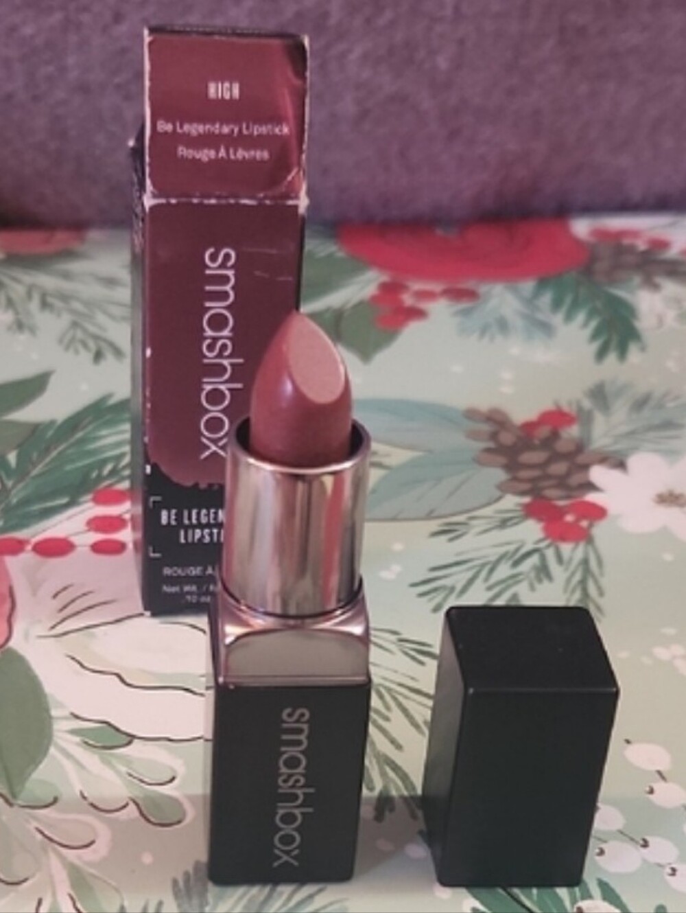 NIB Smashbox Be Legendary Cream Lipstick - High (Rich Rose Nude)